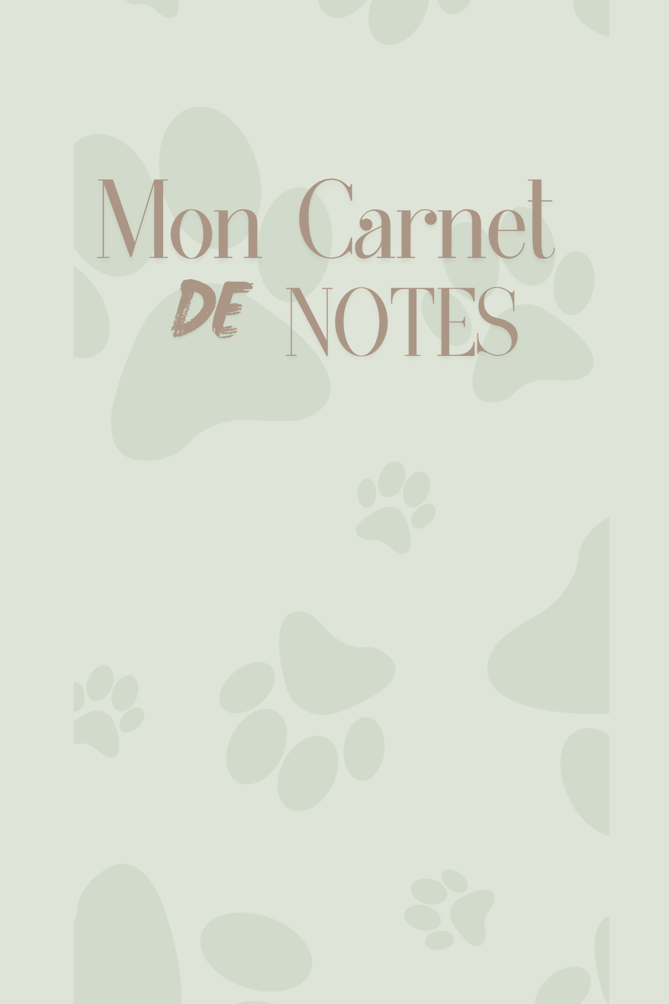 Mon Carnet de Notes "ÉPAGNEUL BRETON"  : mes idées commencent ici...
