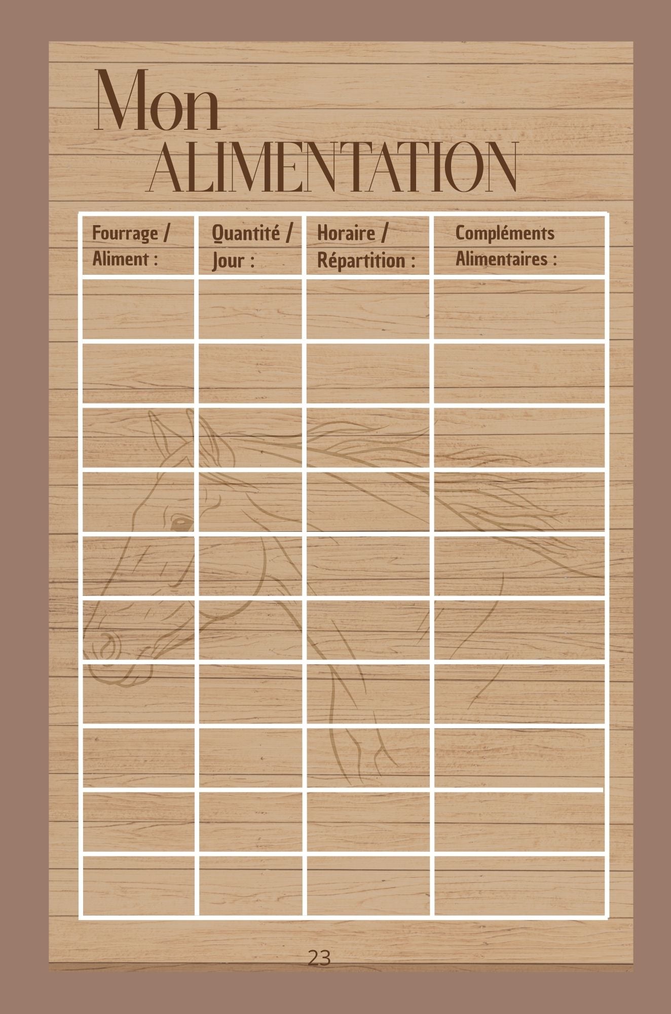 Mon Carnet de Santé : suivi complet pour mon cheval