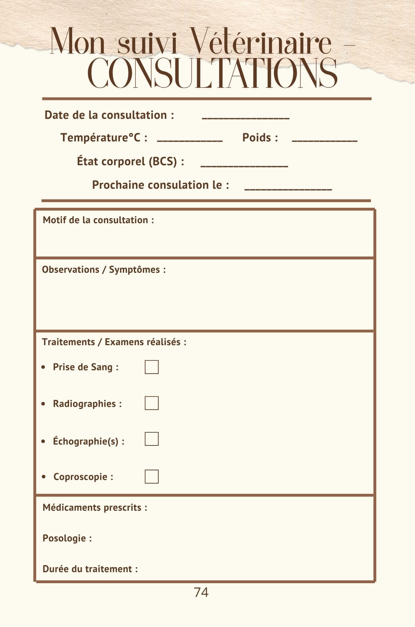 Mon Carnet de Santé : suivi complet pour mon cheval