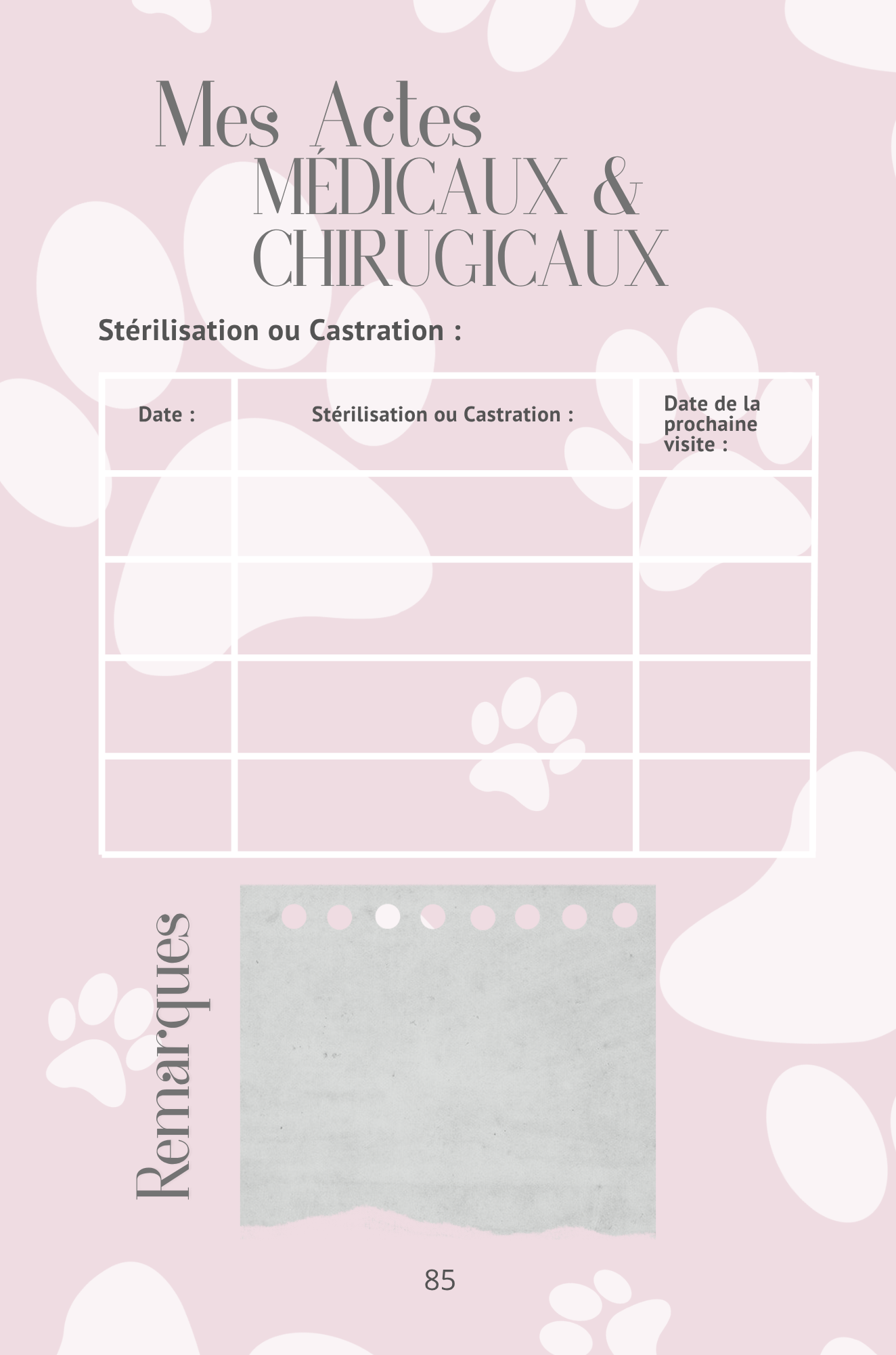 Mon Carnet de Santé : suivi complet pour mon chien