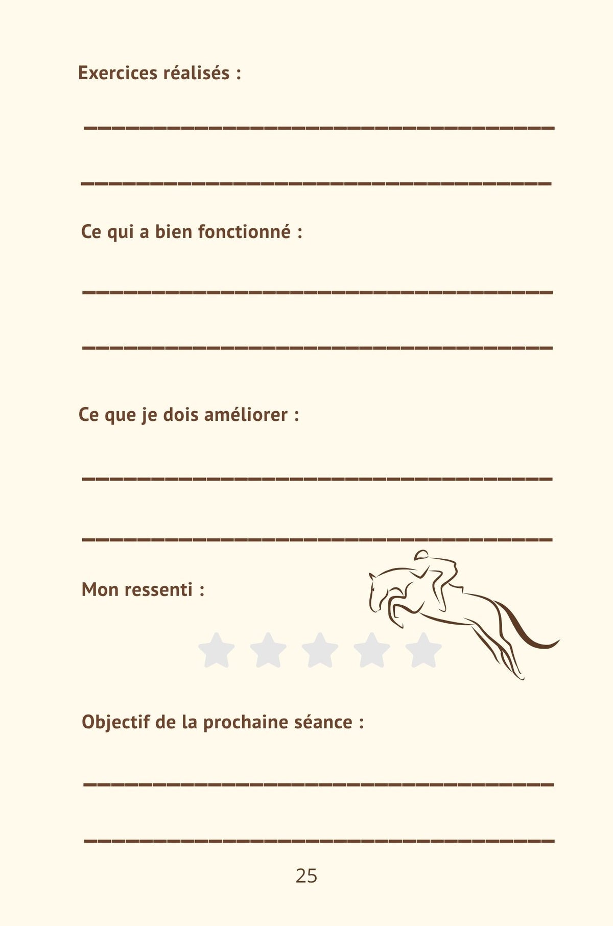 Mon Carnet d’Entraînement : Volume 1 - Club 4
