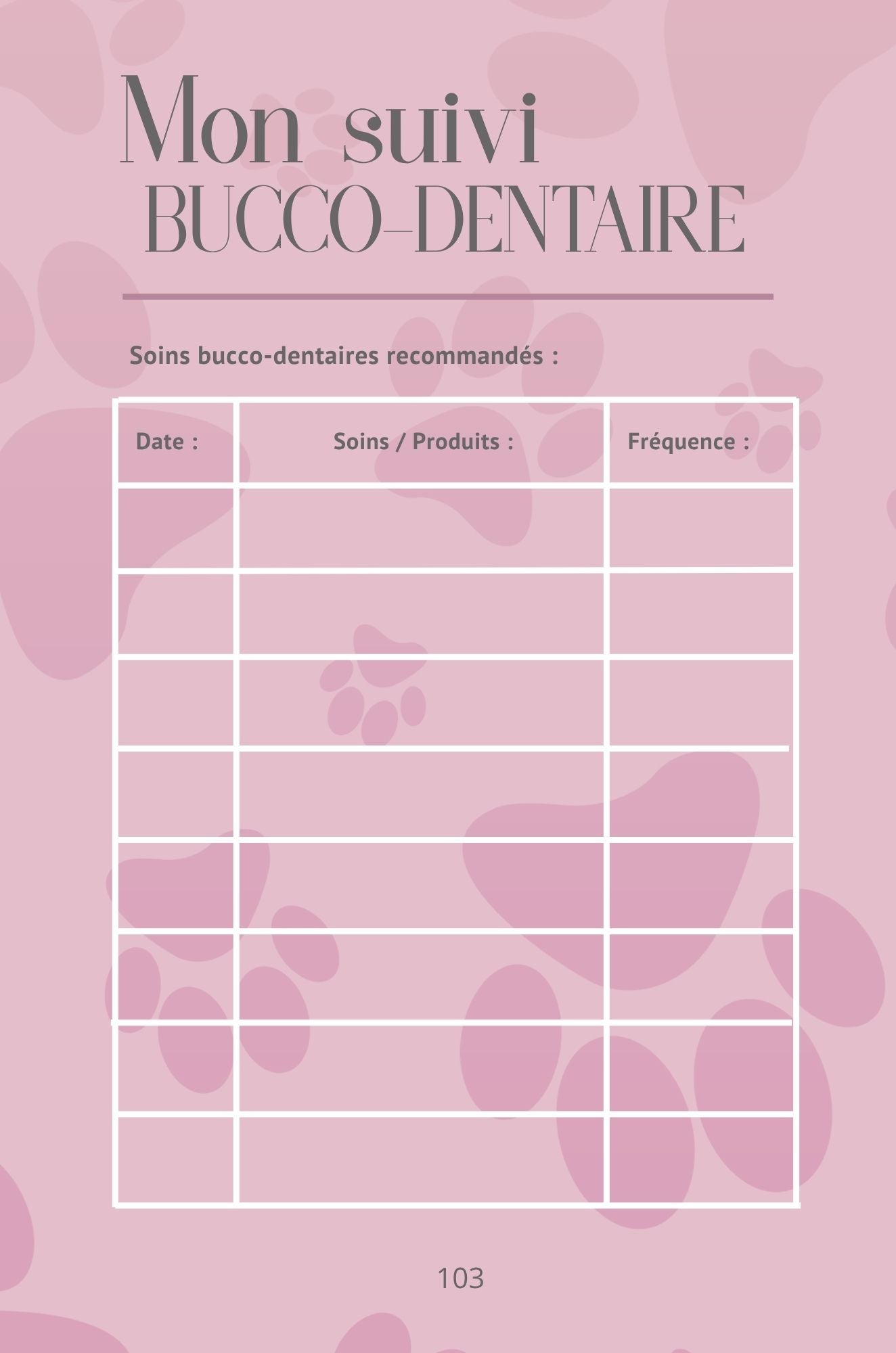 Mon Carnet de Santé : suivi complet pour mon chat