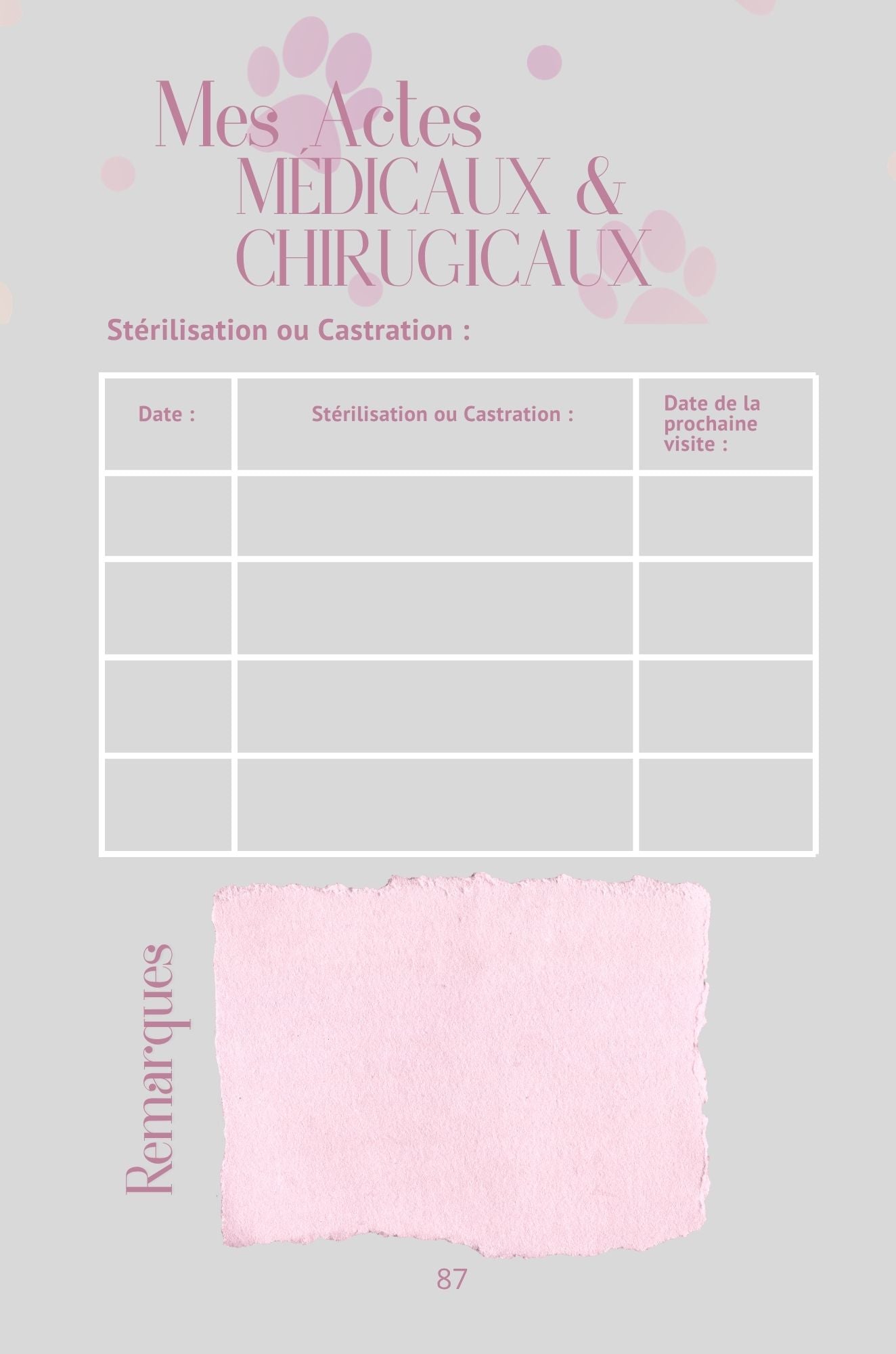 Mon Carnet de Santé : suivi complet pour mon chat