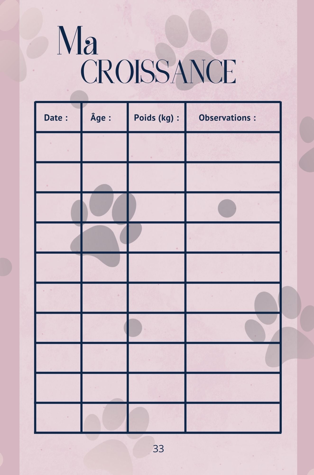Mon Carnet de Santé : suivi complet pour mon chat