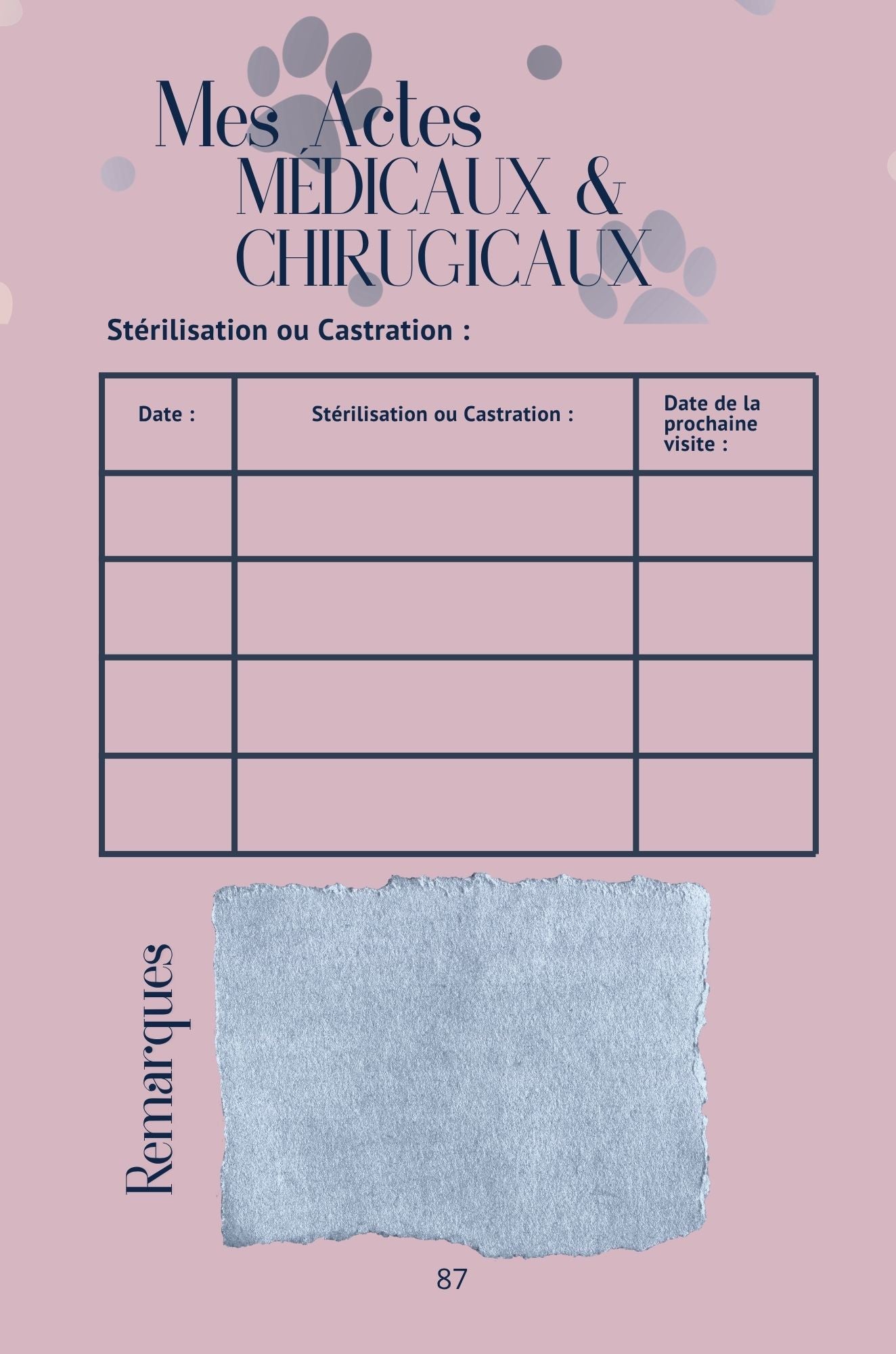 Mon Carnet de Santé : suivi complet pour mon chat