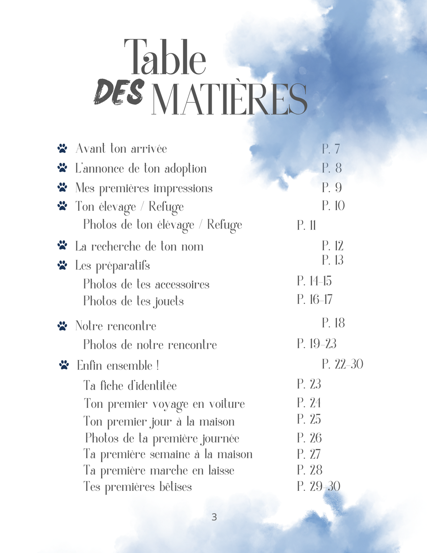 Mon Carnet de Souvenirs : suivi complet pour mon chien de ses 3 mois à ses 3 ans