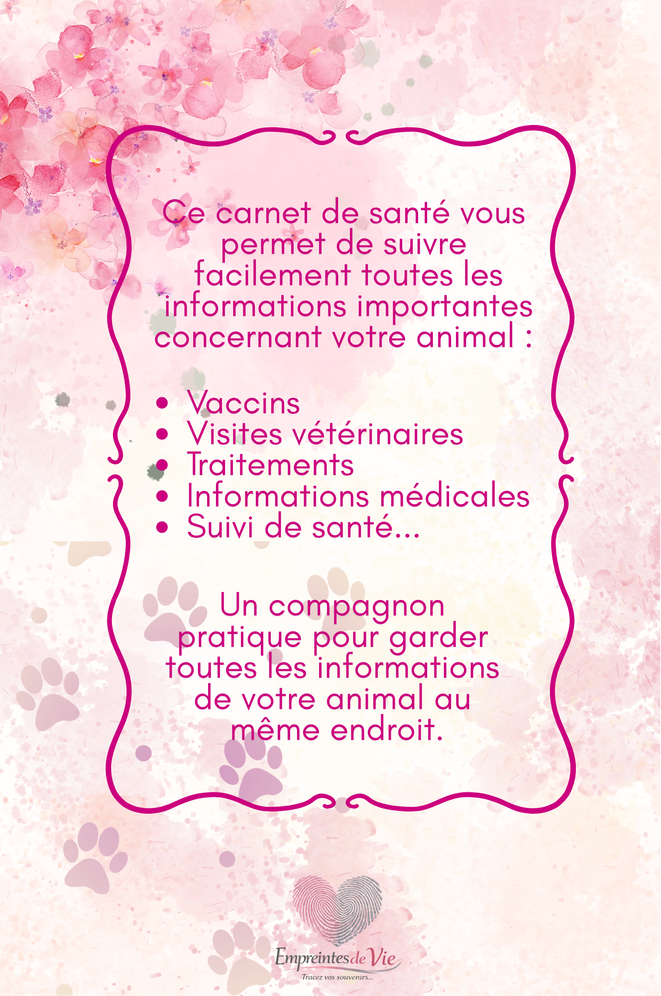 Mon Carnet de Santé : suivi complet pour mon chien