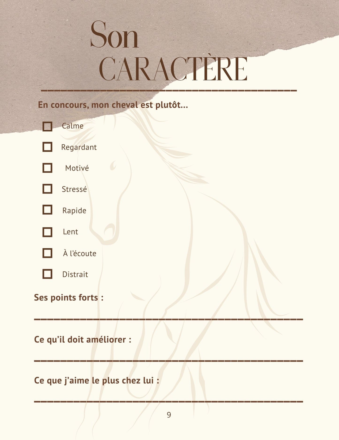 Mon Carnet de Concours : Volume 1 - Club 4