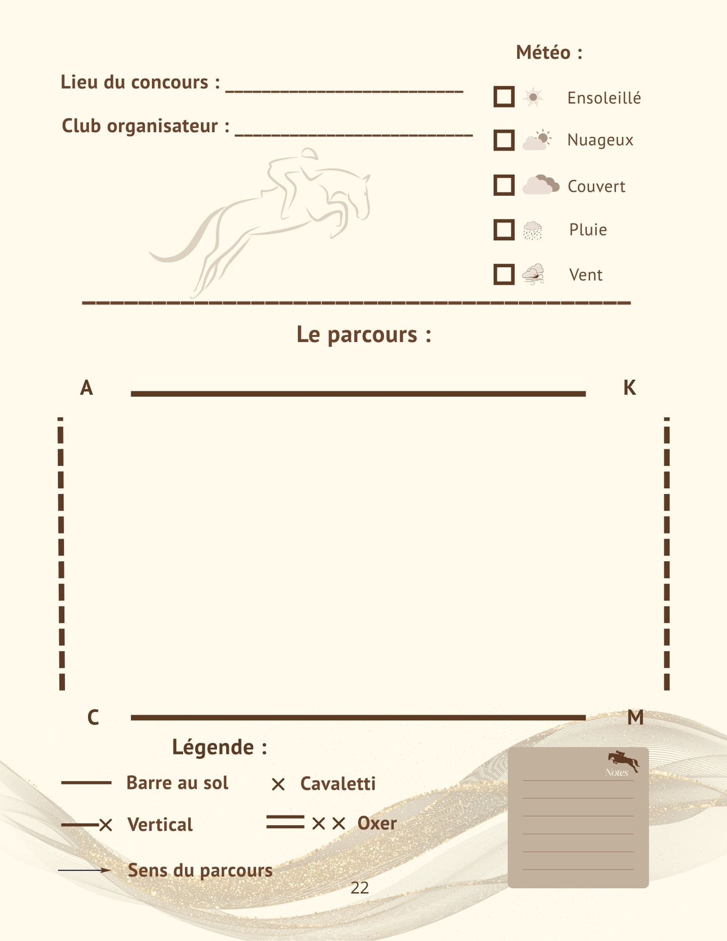 Mon Carnet de Concours : Volume 1 - Club 4