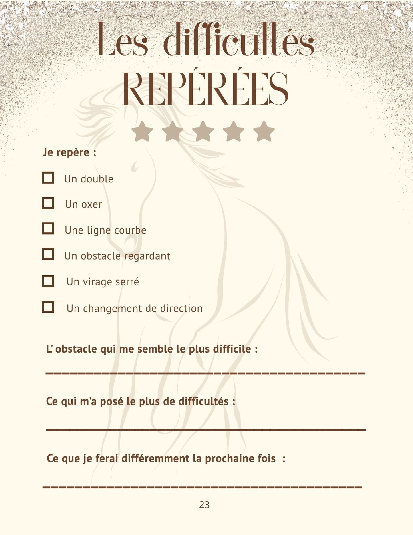Mon Carnet de Concours : Volume 1 - Club 4