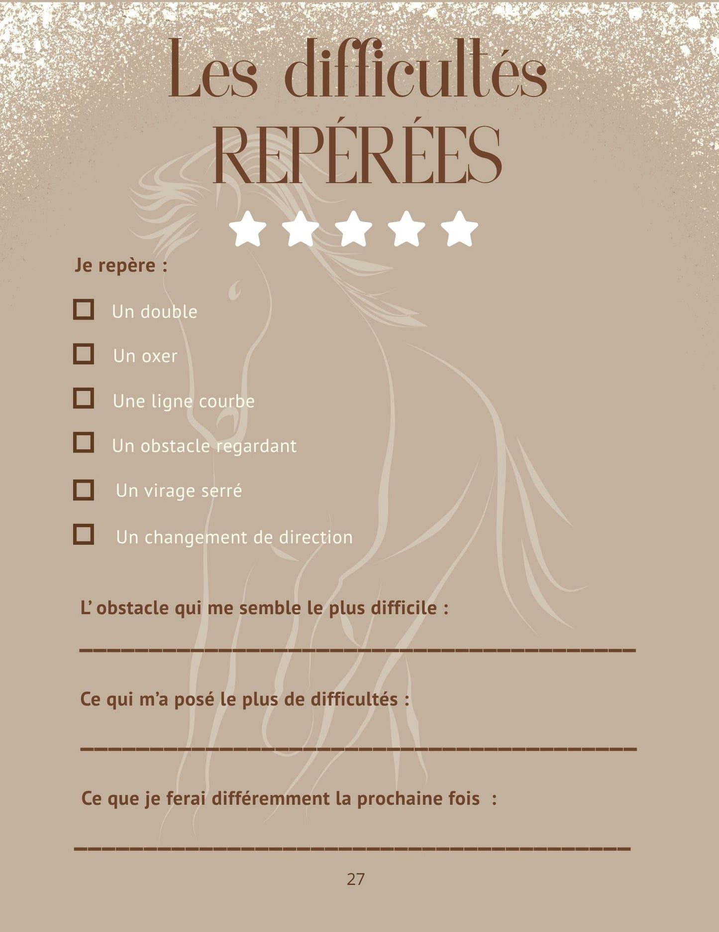 Mon Carnet de Concours : Volume 1 - Club 4