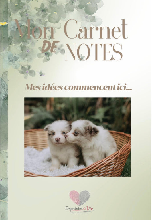 Mon Carnet de Notes "BERGER AUSTRALIEN" : mes idées commencent ici...