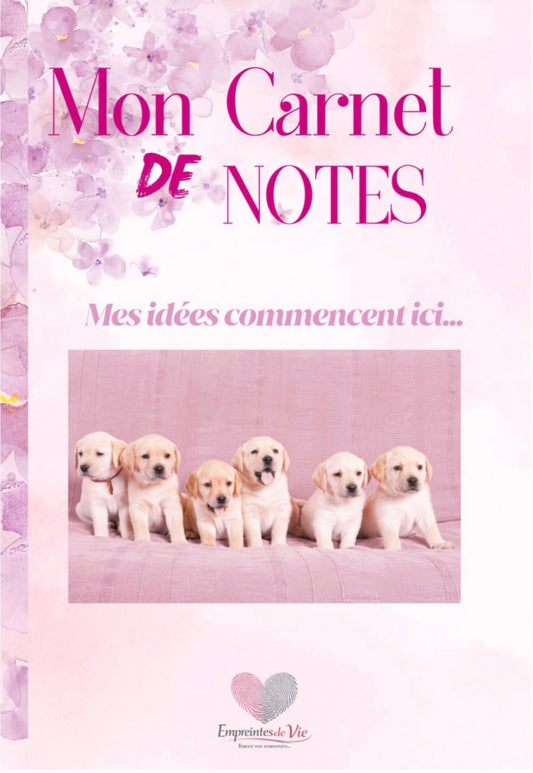 Mon Carnet de Notes "LABRADOR" : mes idées commencent ici...