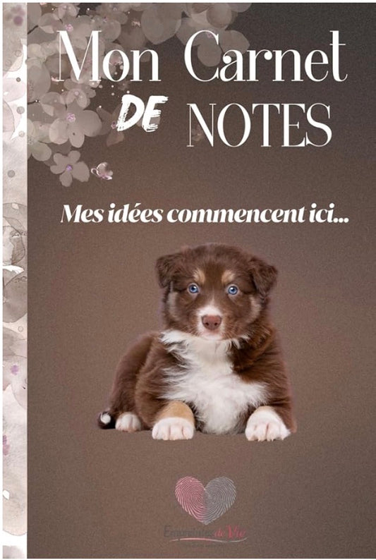 Mon Carnet de Notes "BORDER COLLIE"  : mes idées commencent ici...