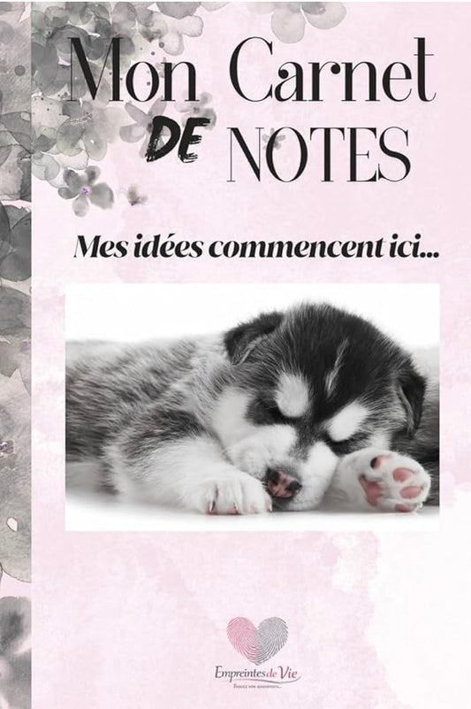 Mon Carnet de Notes "HUSKY : mes idées commencent ici...