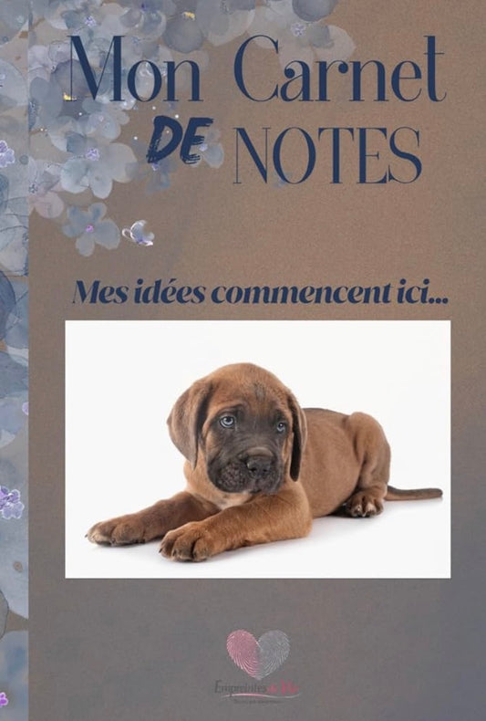Mon Carnet de Notes "CANE CORSO"  : mes idées commencent ici...