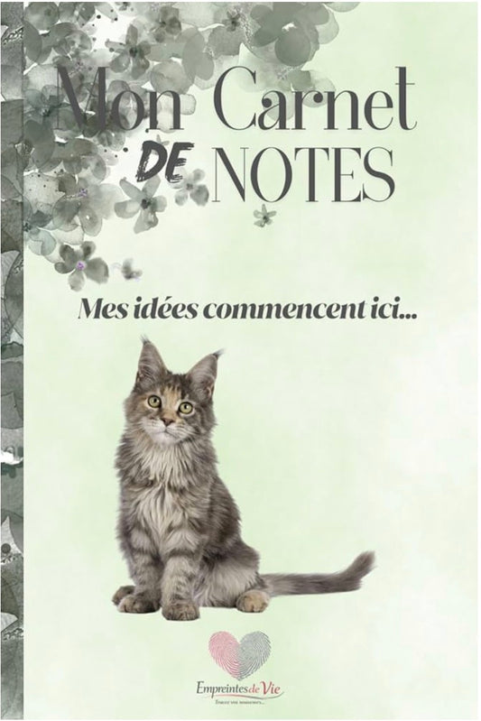 Mon Carnet de Notes "MAINE COON"  : mes idées commencent ici...